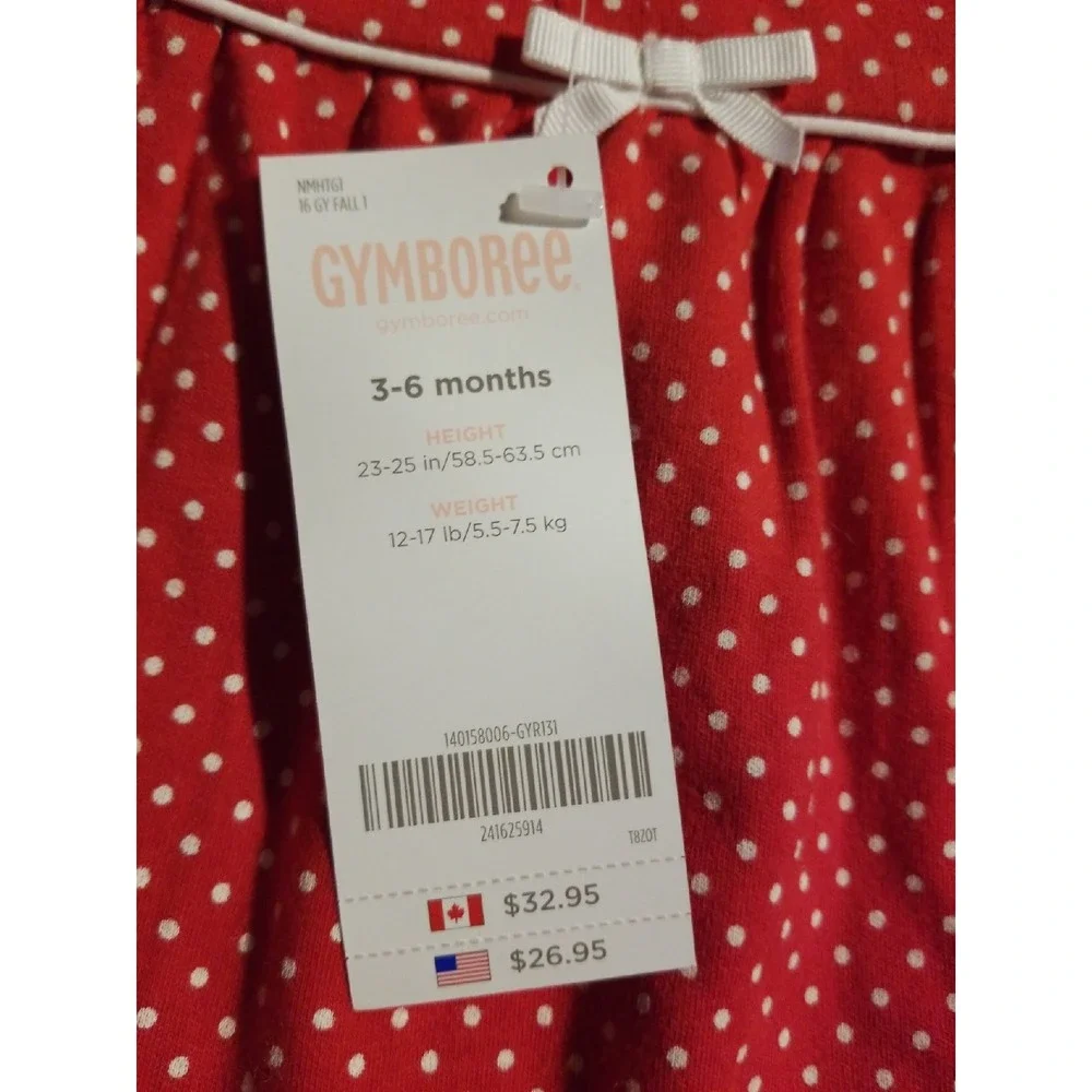 Gymboree precious prep romper 3 6 mo nwt‎